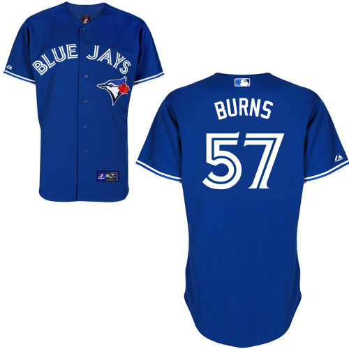 Cory Burns #57 mlb Jersey-Toronto Blue Jays Women's Authentic Alternate Blue Baseball Jersey